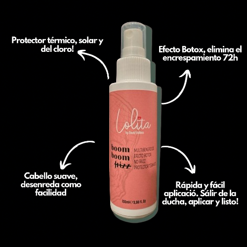 BOOM BOOM FRIZZ                 -            Spray antiencrespamiento